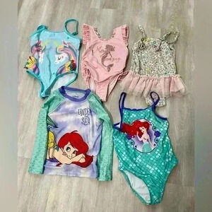 70. Girls swimsuit bundle disney Minnie size 4-5